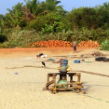 pescatori spiaggia gokarna india leandro vichi l'androne