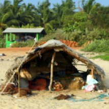 pescatori spiaggia gokarna india leandro vichi l'androne